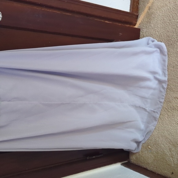 Dancing Queen Sparkly Sequin Lace Gray Short Sleeve Maxi Formal Dress Size 3XL - Picture 9 of 10